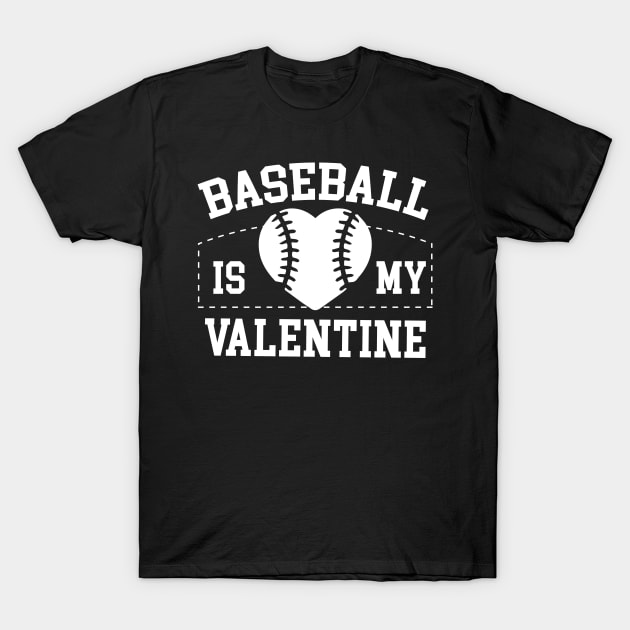 Baseball Is My Valentine - Kids' Youth T-Shirt by Saraahdesign